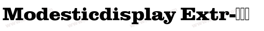 Modesticdisplay Extr字体转换